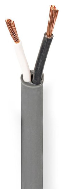 NEDIS  C&acirc;ble d'enceinte rond en PVC Gris fonc&eacute; 2 x 2,50 mm&sup2; 100 m