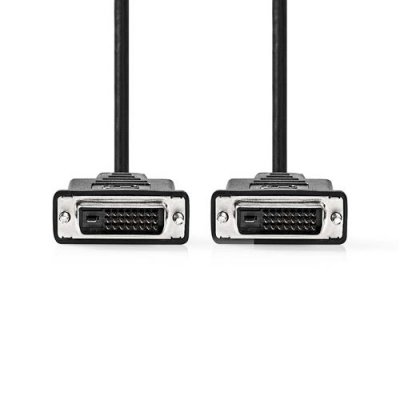 NEDIS  C&acirc;ble DVI DVI-D m&acirc;le 24 + 1 Broches - DVI-D m&acirc;le de
