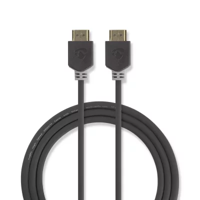 NEDIS  C&acirc;ble HDMI Haute Rapidit&eacute; - Hdmi M&acirc;le/M&acirc;le 0.5m