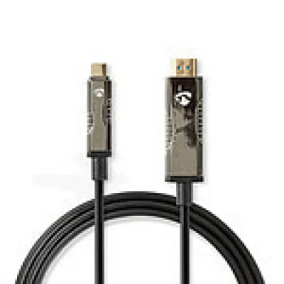 NEDIS  c&acirc;ble usb-c vers hdmi coa 20 m noir CCBG6410BK200