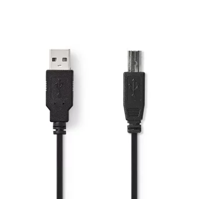 NEDIS  - C&acirc;ble USB - USB (M) pour USB type B (M) - USB 2.0 - 3 m - noir