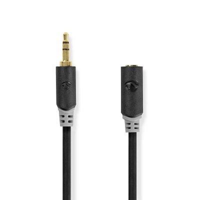 NEDIS  CABW22050AT30 c&acirc;ble audio 3 m 3,5mm Anthracite - Neuf