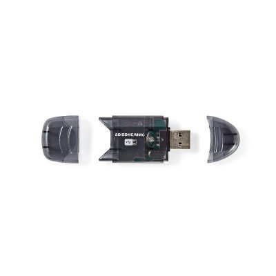 NEDIS  CRDRU2100BK - Lecteur de carte (MMC, SD, SDHC) - USB 2.0