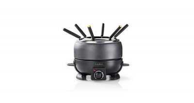 NEDIS  FCFO110EBK6 Appareil &agrave; Fondue, 6 Personnes, 2.3 L