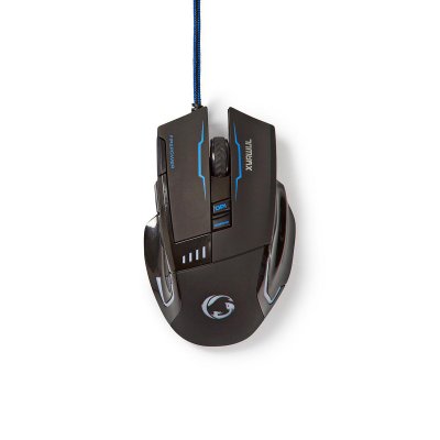NEDIS  gmwd300bk boutons 8 usb 2.0 4 000 ppp noir