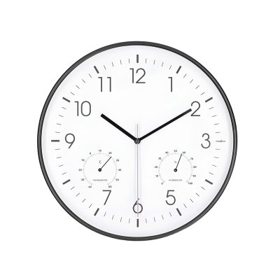 Nedis Horloge murale analogique - Blanc