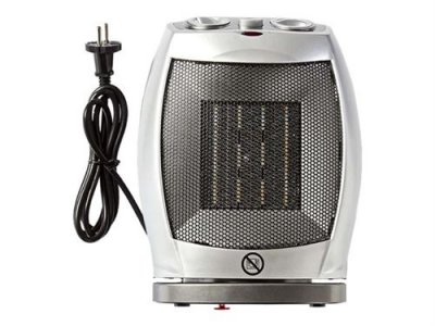 NEDIS  HTFA11CWT Radiateur soufflant c&eacute;ramique, 750 & 1 500 W, Gris