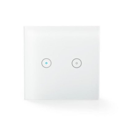 NEDIS  Interrupteur d'&Eacute;clairage Intelligent Wi-Fi - Double