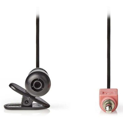 NEDIS  MICCJ100BK Microphone Filaire &Agrave; Clip 3.5 mm Noir 
