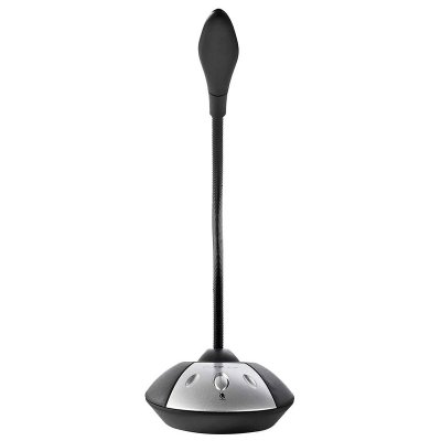 NEDIS  MICDU100BK Microphone Filaire USB Noir/Gris 