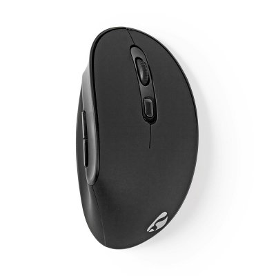 NEDIS    Wireless Ergonomic Mouse Noir (ERGOMSWS100BK)