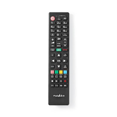 NEDIS  TVRC41PABK - Replacement - t&eacute;l&eacute;commande - infrarouge - noir