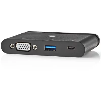 NEDIS  USB-Adapter USB 3.1 USB-Typ-C &trade; USB Type-A/USB Type-C&trade; / 1x VGA, Schwarz
