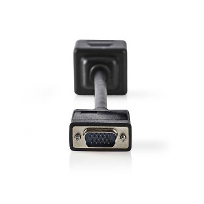 NEDIS  VGA Cable - VGA Male  -  2x VGA Female - 0.2 m - Noir