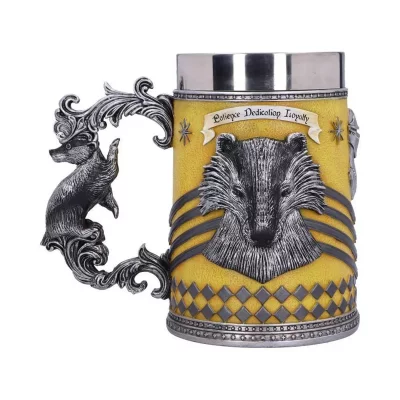 NEMESIS NOW  HP HUFFLEPUFF COLLECTIBLE TANKARD- - Verres et sous-verre
