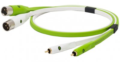 NEO BY OYAIDE Neo NEORXMB2M C&acirc;ble 2x XLR M&acirc;le / 2x RCA m&acirc;le - 2m - vert/blanc