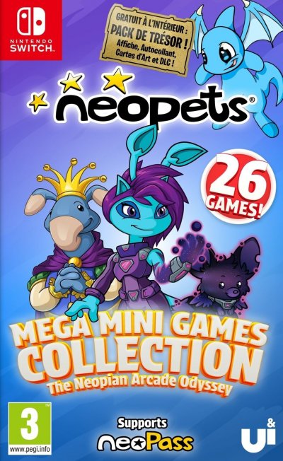 PREMIUM Neopets Mega Mini Games Collection Day 1 Edition Nintendo Switch