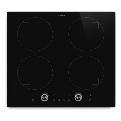 KLARSTEIN Neotouch 52cm Plaque &agrave; Induction 4 Feux Noir
