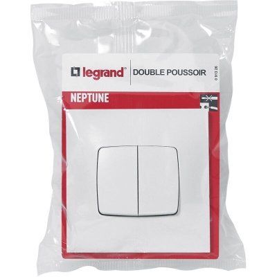 LEGRAND Neptune Double poussoir borne automatique - 