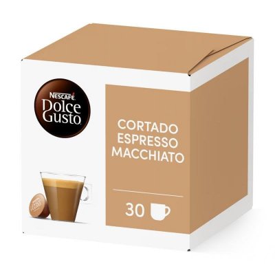 NESCAFE Nescaf&eacute; Big Pack Cortado pour Dolce Gusto. 30 Capsules