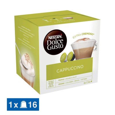 GENERIQUE Nescafe Capsules de caf&eacute; Dolce Gusto CAPPUCCINO 'EXTRA - Lot de 2
