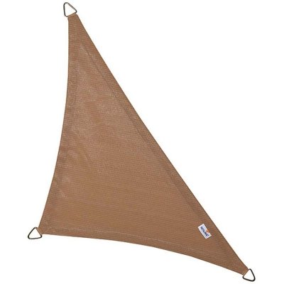 NESLING  - Voile d'ombrage triangulaire Coolfit sable 4 x 4 x 5,7 m