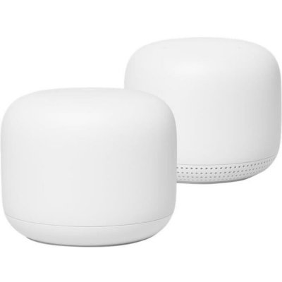 GOOGLE Nest wifi routeur + point d'acc&egrave;s pack de 2 0193575004563