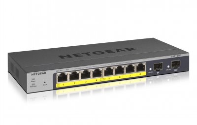 NETGEAR  - gigabit niveau 2 8 ports+ 2 - 8 ports 1