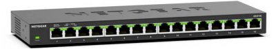NETGEAR  GS316 Non-g&eacute;r&eacute; L2 Gigabit Ethernet (10/100/1000) Noir, Switch