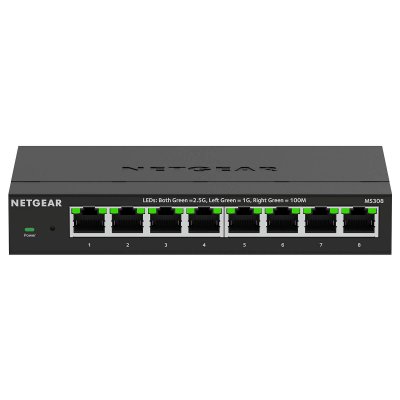NETGEAR  MS308 Non-g&eacute;r&eacute; 2.5G Ethernet (100/1000/2500) MS308-100EUS