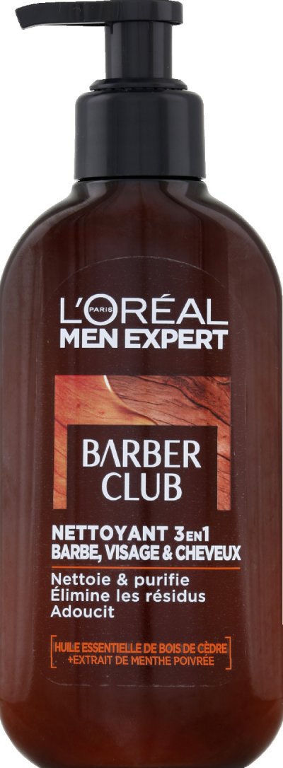 L OREAL PARIS Nettoyant 3 en 1 barbe, visage et cheveux