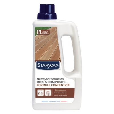 STARWAX Nettoyant concentr&eacute; terrasse bois & composite 
