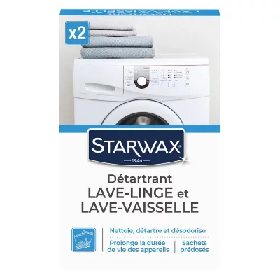 STARWAX Nettoyant d&eacute;tartrant lave-linge et lave-vaisselle 