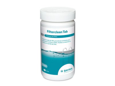BAYROL Nettoyant filtre &agrave; sable au chlore Filterclean Tab 1 kg - 