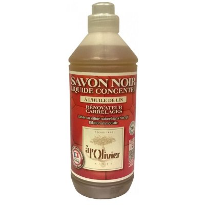  Nettoyant M&eacute;nager Savon Noir Liquide A L'olivier - La Bouteille D'1l