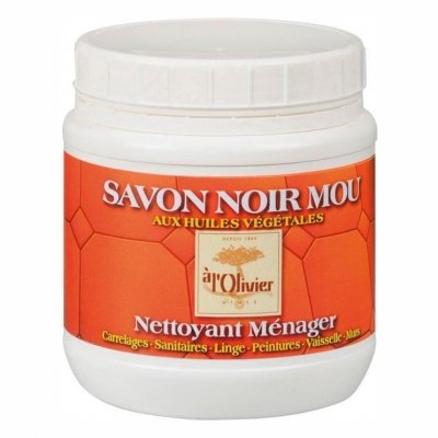 A L OLIVIER Nettoyant M&eacute;nager Savon Noir Mou A L'olivier - Le Pot De 750g