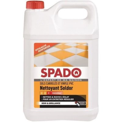 SPADO Nettoyant Soldor pour sols carrel&eacute;s et vinyle PVC - 5L 