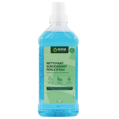LEVRAI Nettoyant surodorant concentr&eacute; Le Vrai Perle d'eau 1 L