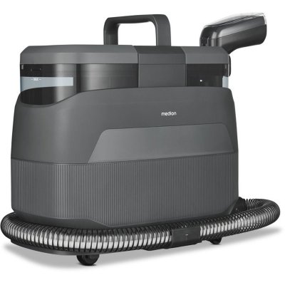 MEDION Nettoyeur Bouches Et Tapis M&eacute;dion Md100123 Eau Chaude Vapeur 1650 W Gris Ipx4