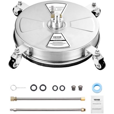 VEVOR Nettoyeur de Surface Pour Nettoyeur Haute Pression Inox 39,5cm 275BAR Pour B&eacute;ton