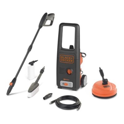 BLACK+DECKER Nettoyeur Haute Pression 110 bar 390 L/h 1.4 kW KIT COMPLET BLACK & DECKER