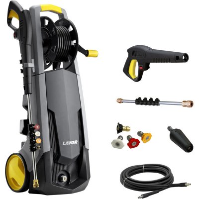 LAVOR Nettoyeur haute pression &agrave; eau froide 2100 W 140 bar d&eacute;bit 400 L/h avec accessoires PASCAL