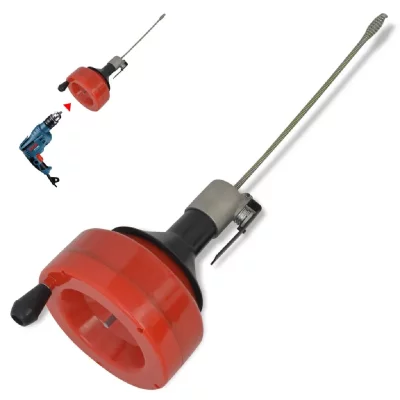 VIDAXL Nettoyeur manuel / actionn&eacute; par perceuse de canalisation 8 m 