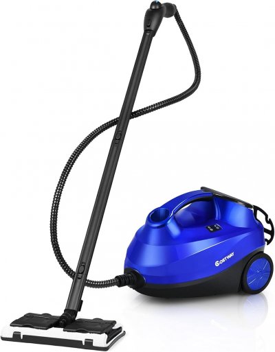 GIANTEX Nettoyeur Vapeur Balai Polyvalent 2000W COSTWAY avec R&eacute;servoir 1,5L, 19 Accessoires 4,0 BAR