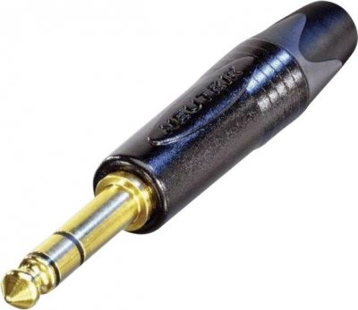 NEUTRIK  - Jack 6.35 mm m&acirc;le, droit NP3X-B Nombre de p&ocirc;les (num): 3 st&eacute;r&eacute;o noir 1 pc(s)