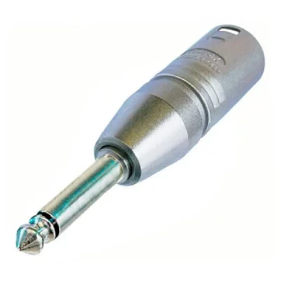 NEUTRIK  NA 2 MP adapter XLR male/6,35 mono - Adaptateurs