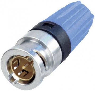 NEUTRIK  - NBNC75BLP9 - Connecteur rearTWIST HD m&acirc;le pour cable