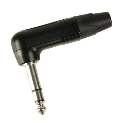 NEUTRIK  NP3RX-BAG - Connecteur jack coud&eacute; 6,3 mm &agrave; 3 p&ocirc;les, st&eacute;r&eacute;o, m&acirc;le, noir - Connecteurs Jack
