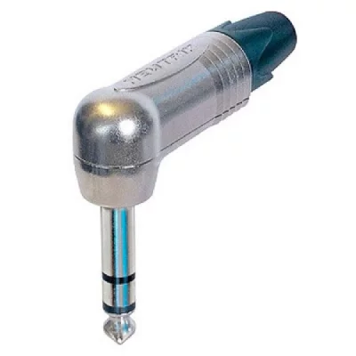 NEUTRIK  NP3RX Connecteur Jack 6,35 mm st&eacute;r&eacute;o coud&eacute;