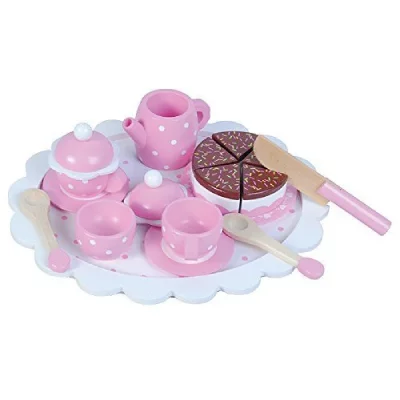 NEW CLASSIC TOYS  - 0620 - Jeu D'imitation - Cuisine - Plateau De Th&eacute;